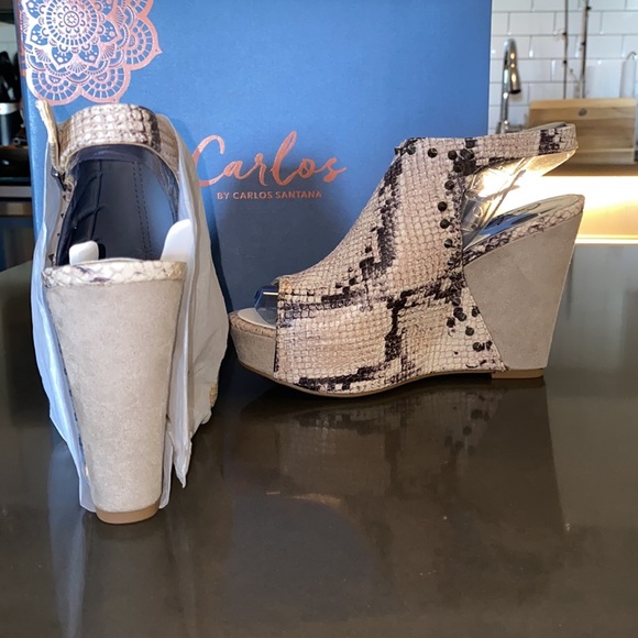 NWT Carlos by Carlos Santana Marcia Womans Wedge - Picture 9 of 11